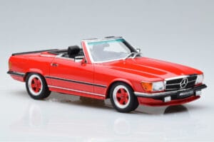 Mercedes AMG SL500 R107 Roșu Otto 1:18 OT962 Rășină - imaginea 4 din 6