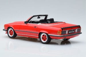 Mercedes AMG SL500 R107 Roșu Otto 1:18 OT962 Rășină - imaginea 5 din 6