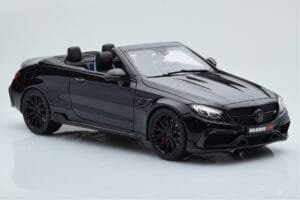 Mercedes Brabus 650 Cabriolet Negru GT Spirit 1:18 GT206 Rășină - imaginea 4 din 6