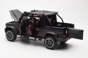 Mercedes Brabus G800 W463 Adventure XLP Night Negru Magno Almost Real 1:18 860525 Metal - imaginea 5 din 8