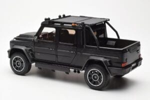 Mercedes Brabus G800 W463 Adventure XLP Night Negru Magno Almost Real 1:18 860525 Metal - imaginea 7 din 8