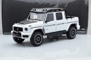 Mercedes Brabus G800 W464 Adventure XLP Polar Alb Almost Real 1:18 860524 Metal - imaginea 8 din 8