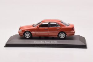 Mercedes C-Class W202 C220 Portocaliu Metalic Dealer Edition Minichamps 1:43
