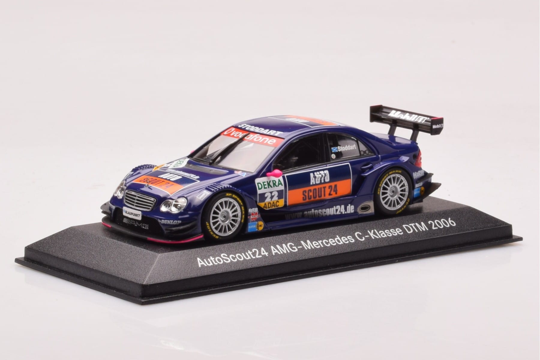 Mercedes C-Class #22 S. Stoddart AutoScout24 DTM 2006 Minichamps 1:43 B66962255 Metal - imaginea 2 din 4
