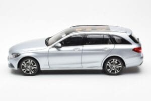 Mercedes C-Class W205 T-Model Argintiu Asia Exclusive Norev 1:18 183865 Metal - imaginea 4 din 8