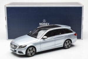 Mercedes C-Class W205 T-Model Argintiu Asia Exclusive Norev 1:18 183865 Metal - imaginea 8 din 8