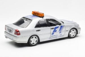 Mercedes C-Class W202 AMG Medical Car F1 1997 UT Models 1:18 26106 Metal - imaginea 2 din 6