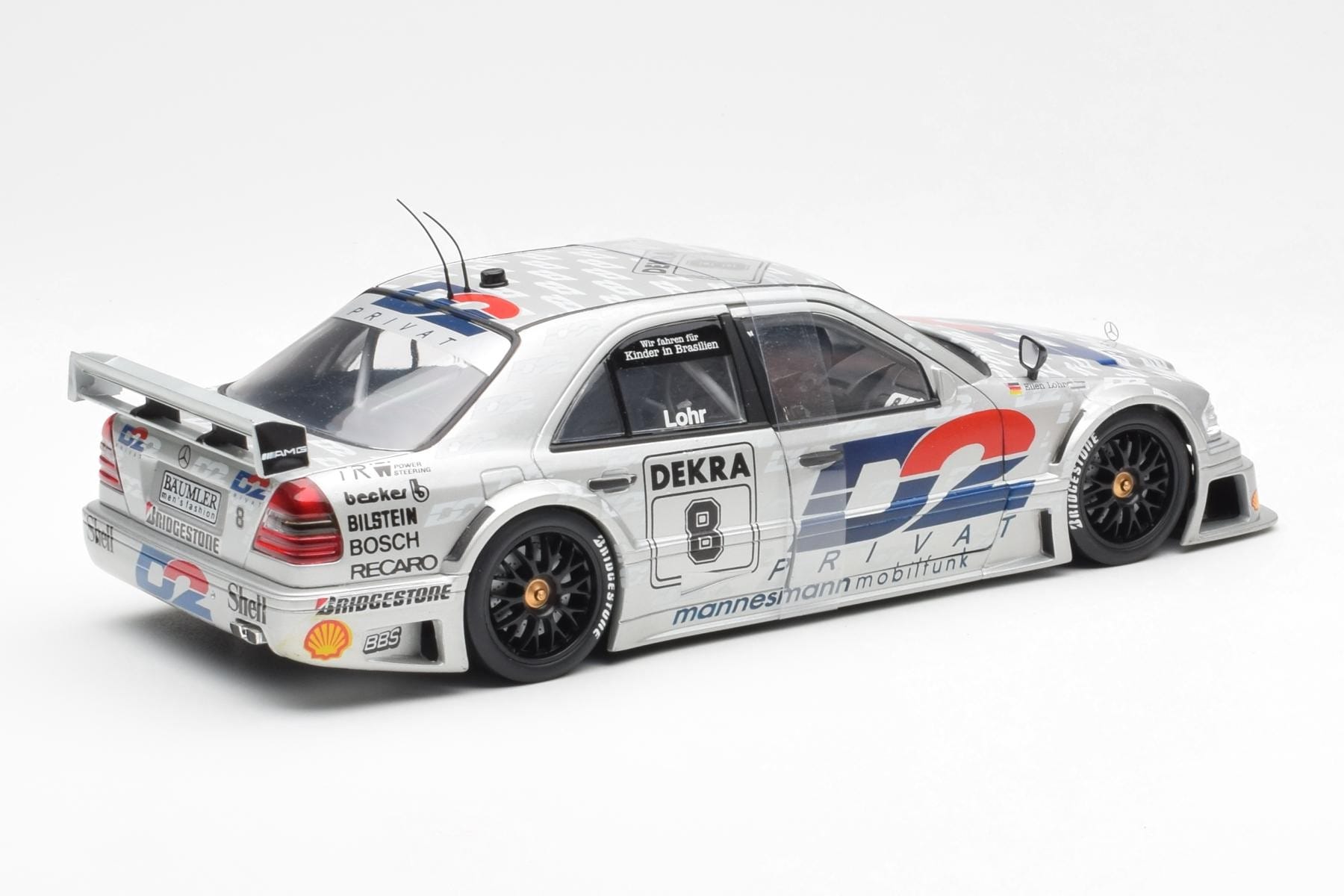 Mercedes C-Class W202 #8 E. Lohr DTM 1994 UT Models 1:18 180943308 Metal - imaginea 2 din 6
