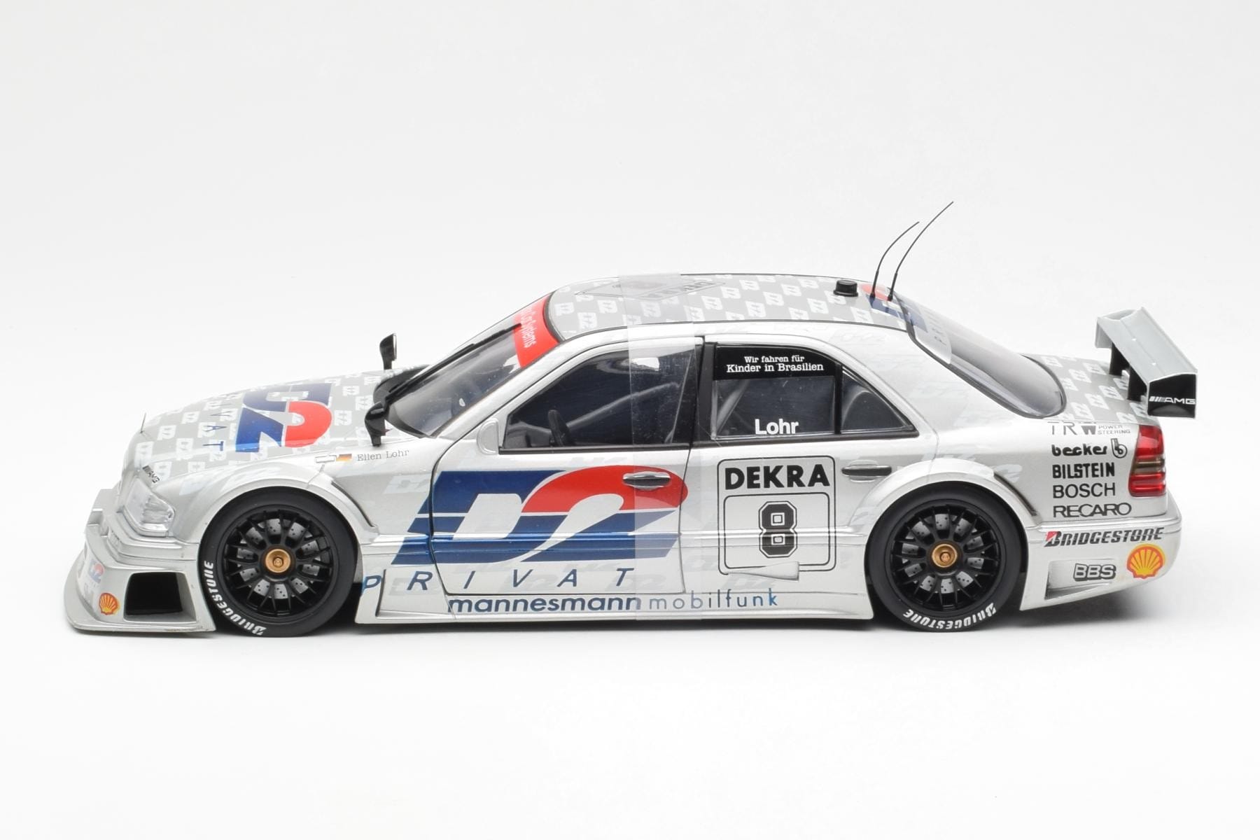 Mercedes C-Class W202 #8 E. Lohr DTM 1994 UT Models 1:18 180943308 Metal - imaginea 3 din 6