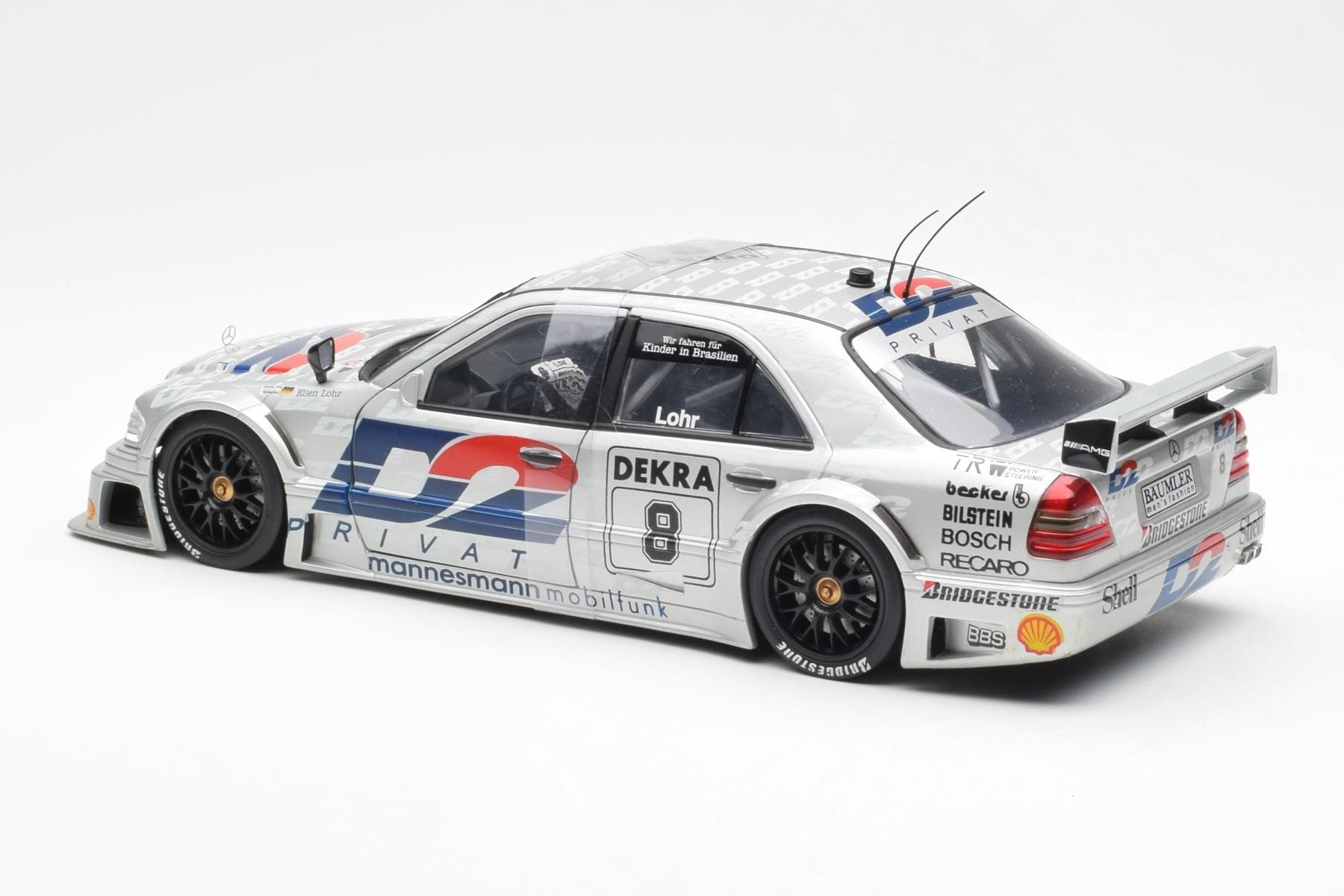 Mercedes C-Class W202 #8 E. Lohr DTM 1994 UT Models 1:18 180943308 Metal - imaginea 5 din 6