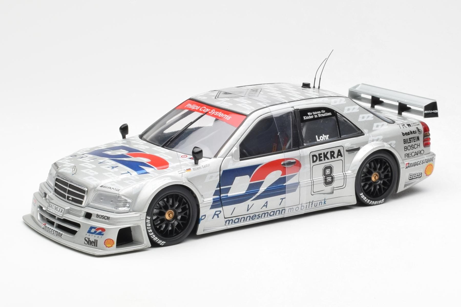 Mercedes C-Class W202 #8 E. Lohr DTM 1994 UT Models 1:18 180943308 Metal