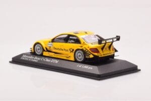 Mercedes C-Class W204 DTM Deutsche Post AMG Mercedes #17 D. Coulthard DTM 2010 Minichamps 1:43 400103817 Metal - imaginea 3 din 4