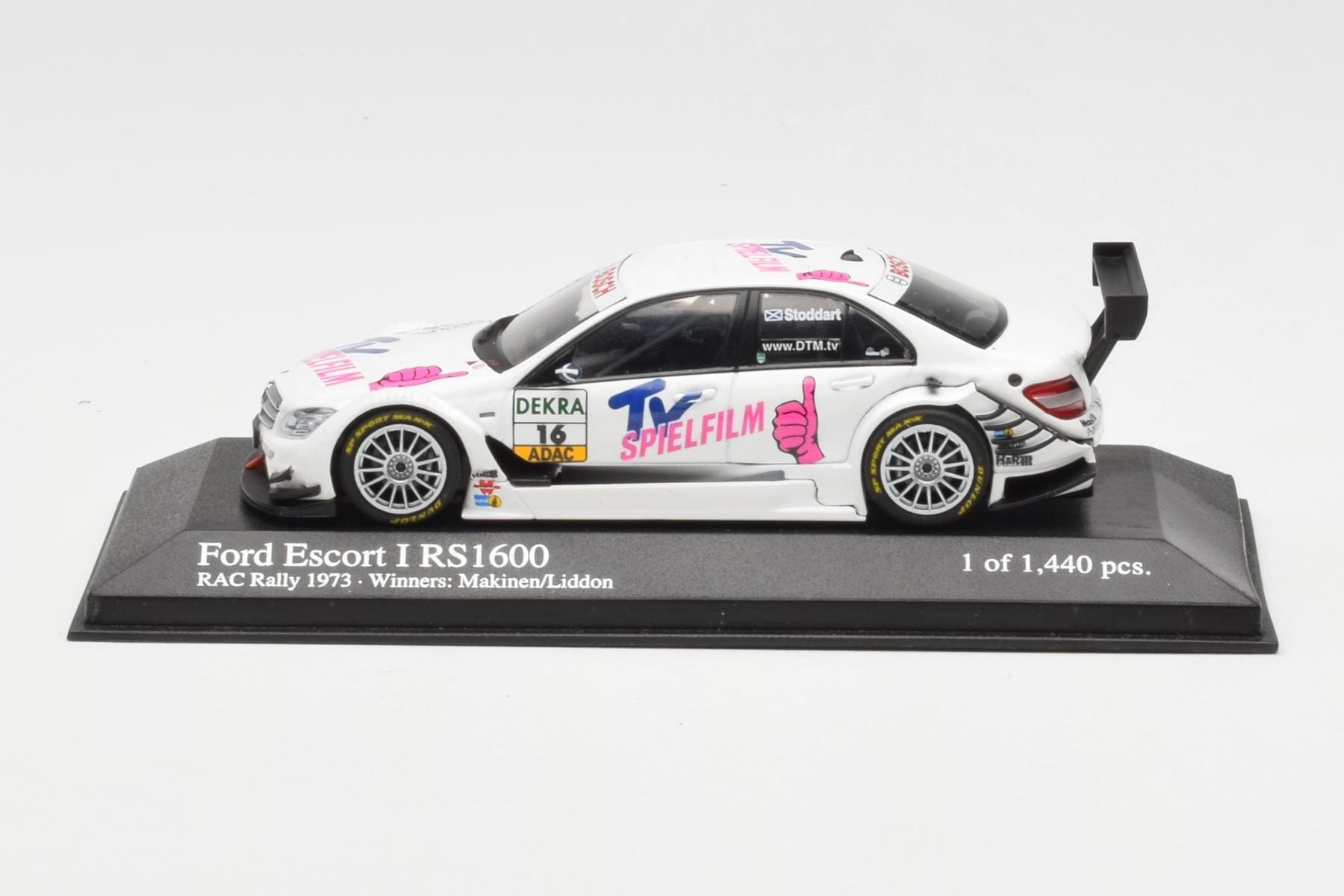 Mercedes C-Class W204 DTM Team AMG Mercedes #16 Stoddart DTM 2008 Minichamps 1:43 400083716 Metal