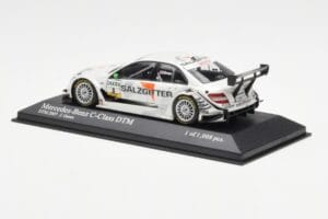 Mercedes C-Class W204 #5 Team AMG Mercedes J. Green DTM 2007 Minichamps 1:43 400073705 Metal - imaginea 3 din 4