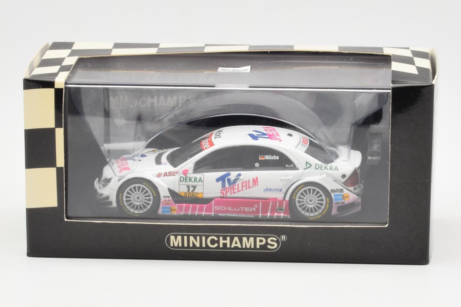 Mercedes C-Class W204 #17 Team Mucke S. Mucke DTM 2006 Minichamps 1:43 400063517 Metal - imaginea 4 din 4