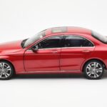 Mercedes C-Class W205 Roșu Metalic Asia Exclusive Norev 1:18 - image 4 of 8
