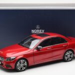 Mercedes C-Class W205 Roșu Metalic Asia Exclusive Norev 1:18 - image 8 of 8