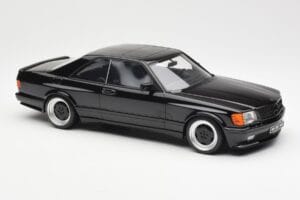 Mercedes 560 SEC C126 AMG Widebody Negru Otto 1:18 OT187 Rășină - imaginea 4 din 6