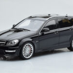 Mercedes C63 AMG S204 T-Model Negru GT Spirit 1:18