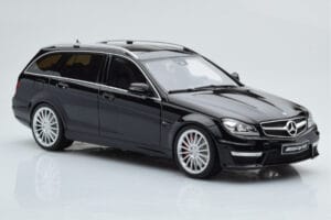 Mercedes C63 AMG S204 T-Model Negru GT Spirit 1:18 GT760 Rășină - imaginea 4 din 6