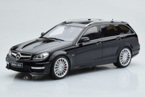 Mercedes C63 AMG S204 T-Model Negru GT Spirit 1:18