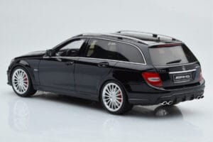 Mercedes C63 AMG S204 T-Model Negru GT Spirit 1:18 GT760 Rășină - imaginea 5 din 6