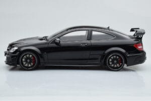 Mercedes C63 AMG W204 Black Series Negru GT Spirit 1:18 ZM019 Rășină - imaginea 3 din 7