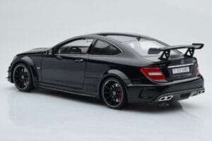Mercedes C63 AMG W204 Black Series Negru GT Spirit 1:18 ZM019 Rășină - imaginea 5 din 7