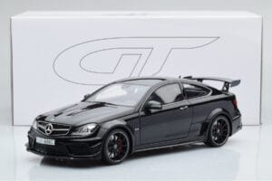 Mercedes C63 AMG W204 Black Series Negru GT Spirit 1:18 ZM019 Rășină - imaginea 7 din 7