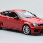 Mercedes C63 AMG W204 Black Series Roșu GT Spirit 1:18 - image 4 of 6
