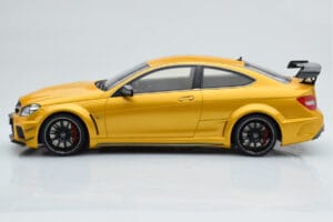 Mercedes C63 AMG W204 Black Series Auriu GT Spirit 1:18 GT034 Rășină - imaginea 3 din 6