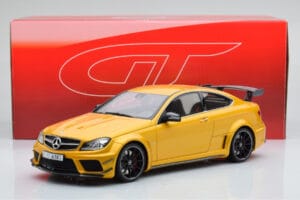 Mercedes C63 AMG W204 Black Series Auriu GT Spirit 1:18 GT034 Rășină - imaginea 6 din 6