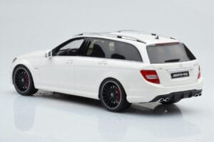 Mercedes C63 AMG S204 T-Model Alb GT Spirit 1:18 GT147 Rășină - imaginea 5 din 8