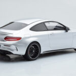 Mercedes C63S AMG C205 Coupe Argintiu GT Spirit 1:18 - image 2 of 6