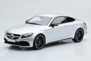 Mercedes C63S AMG C205 Coupe Argintiu GT Spirit 1:18