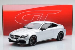 Mercedes C63S AMG C205 Coupe Argintiu GT Spirit 1:18 GT116 Rășină - imaginea 6 din 6