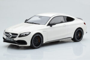 Mercedes C63S AMG C205 Coupe Alb GT Spirit 1:18