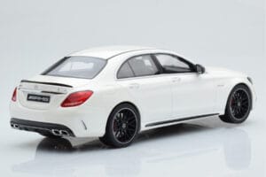 Mercedes C63S AMG W205 Alb GT Spirit 1:18 B66960370 Rășină - imaginea 2 din 6