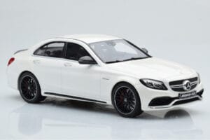 Mercedes C63S AMG W205 Alb GT Spirit 1:18 B66960370 Rășină - imaginea 4 din 6