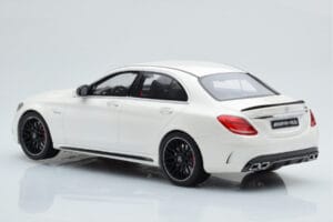 Mercedes C63S AMG W205 Alb GT Spirit 1:18 B66960370 Rășină - imaginea 5 din 6