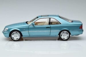 Mercedes CL600 C140 Albastru Metalizat Norev 1:18 183448 Metal - imaginea 4 din 7
