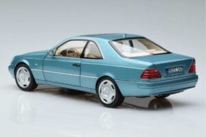 Mercedes CL600 C140 Albastru Metalizat Norev 1:18 183448 Metal - imaginea 6 din 7