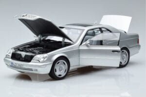 Mercedes CL600 C140 Argintiu Metalizat Norev 1:18 183446 Metal - imaginea 2 din 7