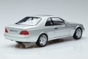 Mercedes CL600 C140 Argintiu Metalizat Norev 1:18 183446 Metal - imaginea 3 din 7