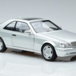 Mercedes CL600 C140 Argintiu Metalizat Norev 1:18 183446 Metal - image 5 of 7
