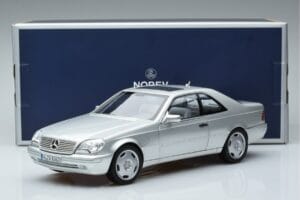 Mercedes CL600 C140 Argintiu Metalizat Norev 1:18 183446 Metal - imaginea 7 din 7