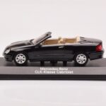 Mercedes CLK A209 Cabriolet Obsidian Negru Metalic Minichamps 1:43