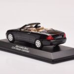 Mercedes CLK A209 Cabriolet Obsidian Negru Metalic Minichamps 1:43 - image 3 of 4