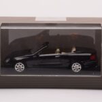 Mercedes CLK A209 Cabriolet Obsidian Negru Metalic Minichamps 1:43 - image 4 of 4