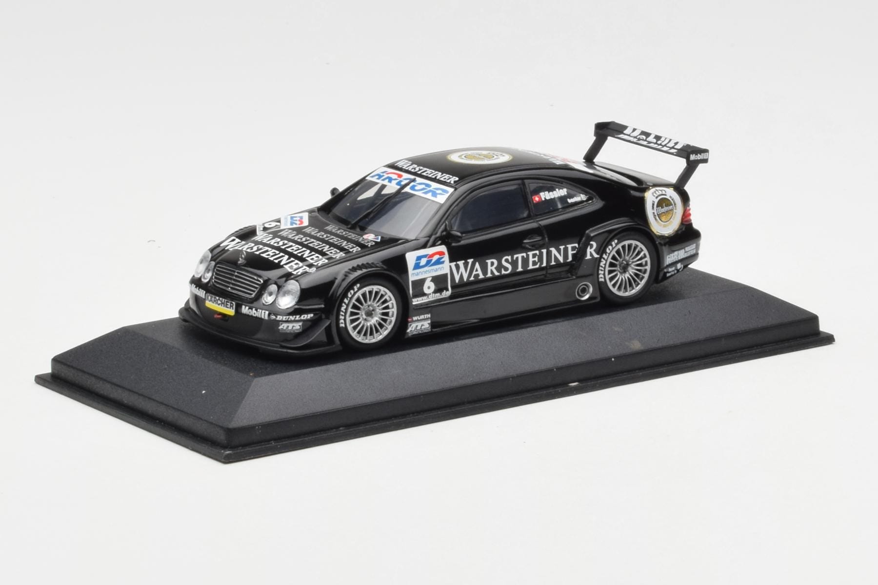 Mercedes CLK #6 M. Fässler Team AMG DTM 2000 Minichamps 1:43 4300003706 Metal - imaginea 2 din 4